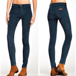 NWT Joe's Jeans Ever Blue Denim Corduroy Pants